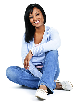 young african-american woman